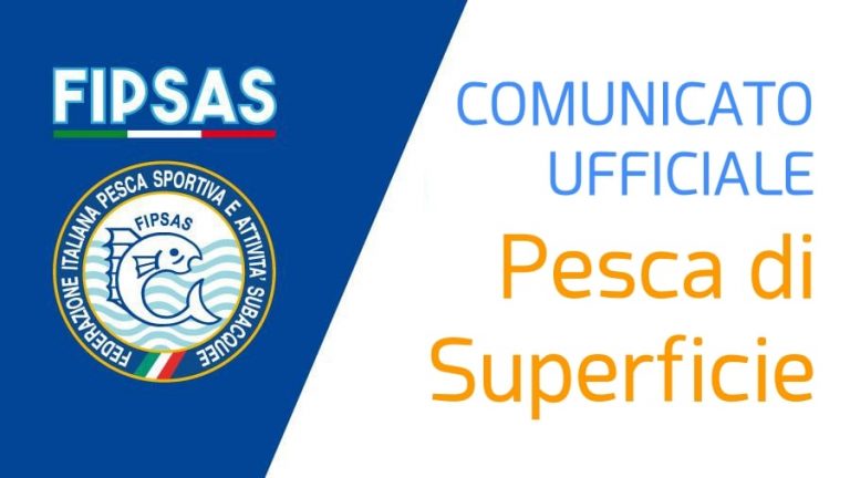 DPCM del 3 novembre: FIPSAS, sospensione gare pesca di superficie