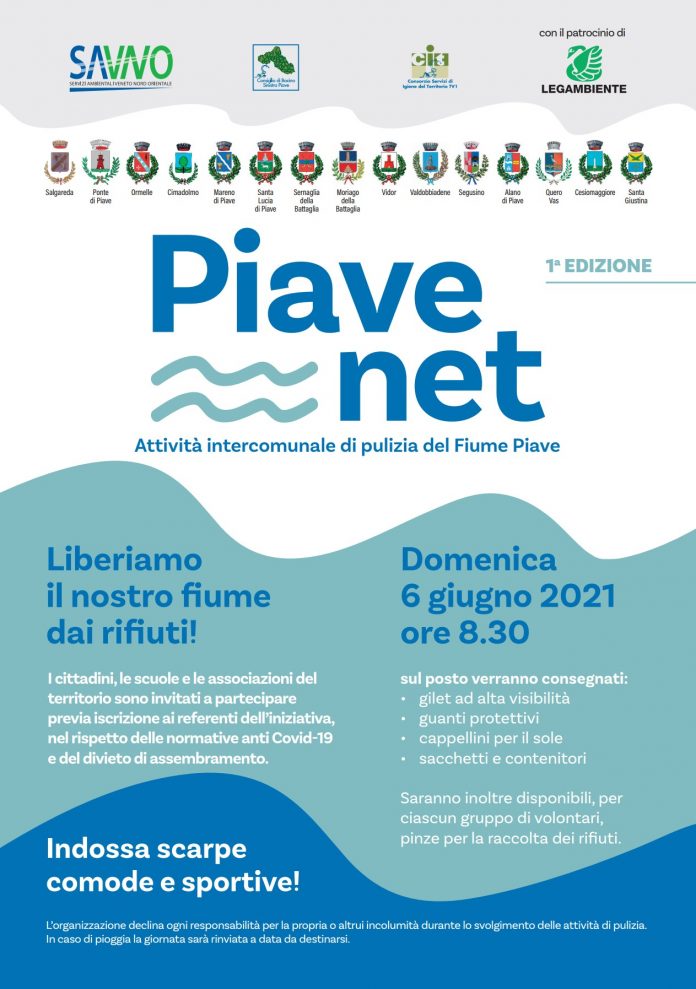 Locandina giornata ecologica fiume piave
